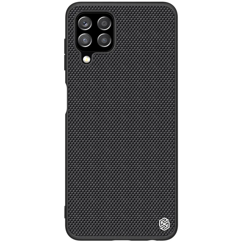 Odolné vystužené puzdro Nillkin Textured Case s gélovým rámom a nylonovou zadnou stranou pre Samsung Galaxy A22 4G black