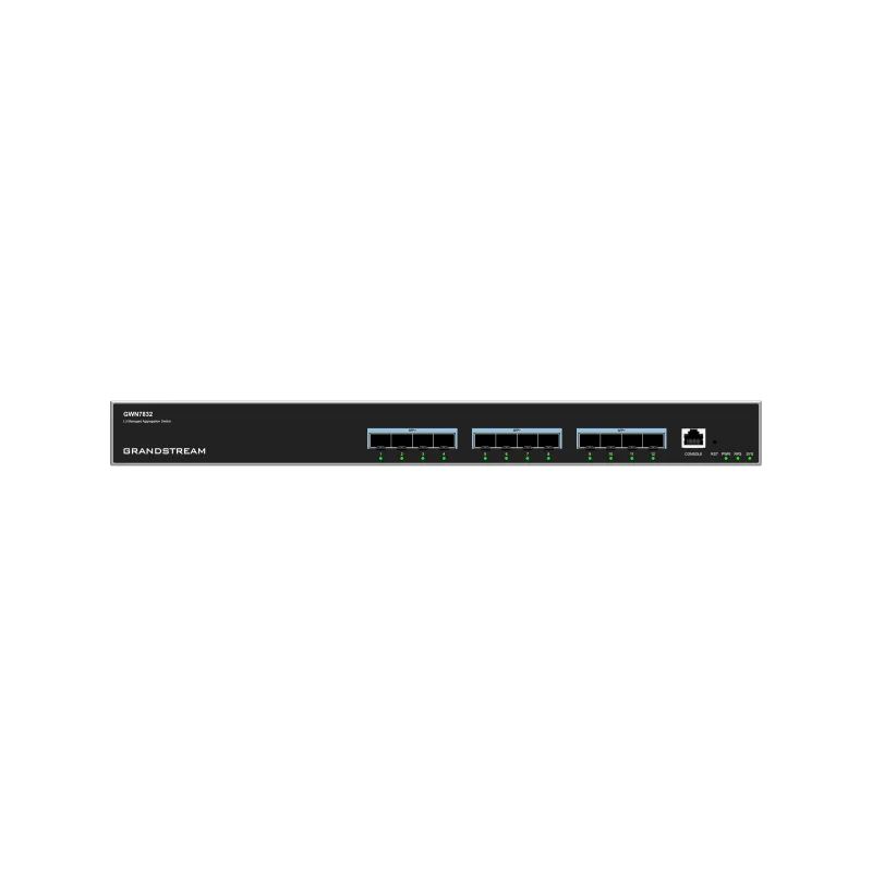 Grandstream GWN7832 L3 Managed Network Switch 12 SFP+ portov, DHCP, QoS,…