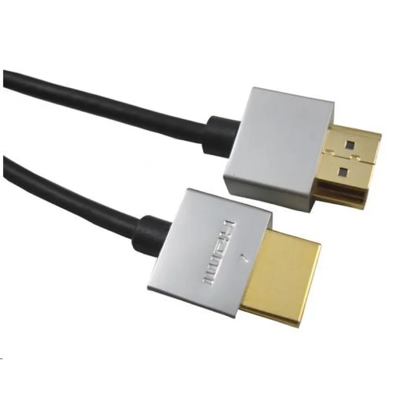 Kábel PREMIUMCORD Slim HDMI, 1 m, High Speed + Ethernet (v1.4), …