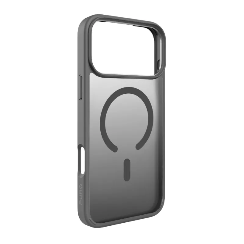 Puzdro kompatibilné s TPU MagSafe Puro Gradient pre iPhone 17 Pro – šedé