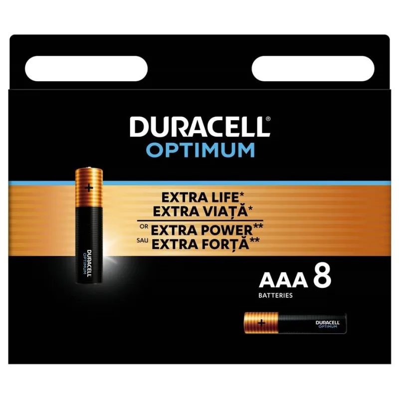 Duracell OPTIMUM AAA 2400 K8 8pack 78,60