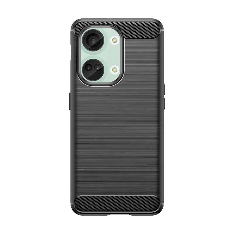 Silikónové puzdro Carbon Case pre OnePlus Ace 2V/OnePlus Nord 3 - čierne