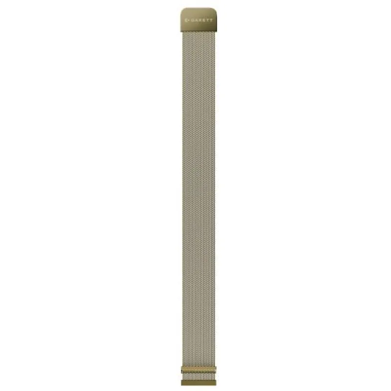 Garett univerzální řemínek 20 mm, zlatý kovový, typ Mesh STRAP_GLD_STL…
