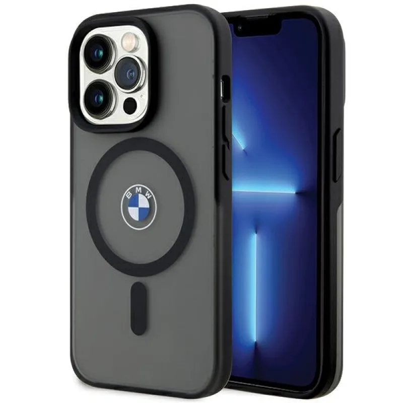 BMW IML Signature MagSafe Case pre iPhone 15 Pro – čierne