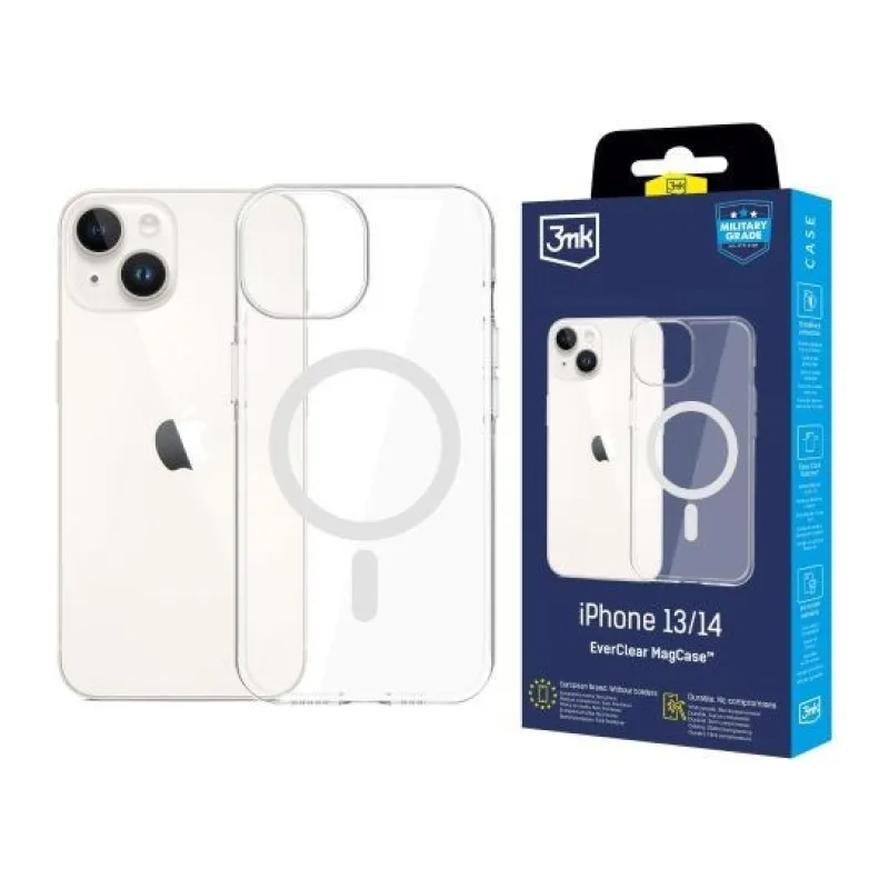 3mk ochranný kryt EverClear Magcase pro Apple iPhone 13/ 14 5903108657129
