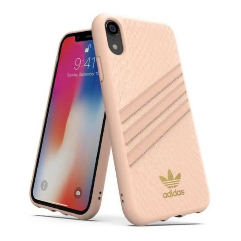 Adidas OR Molded Case Snake pre iPhone Xr - ružové