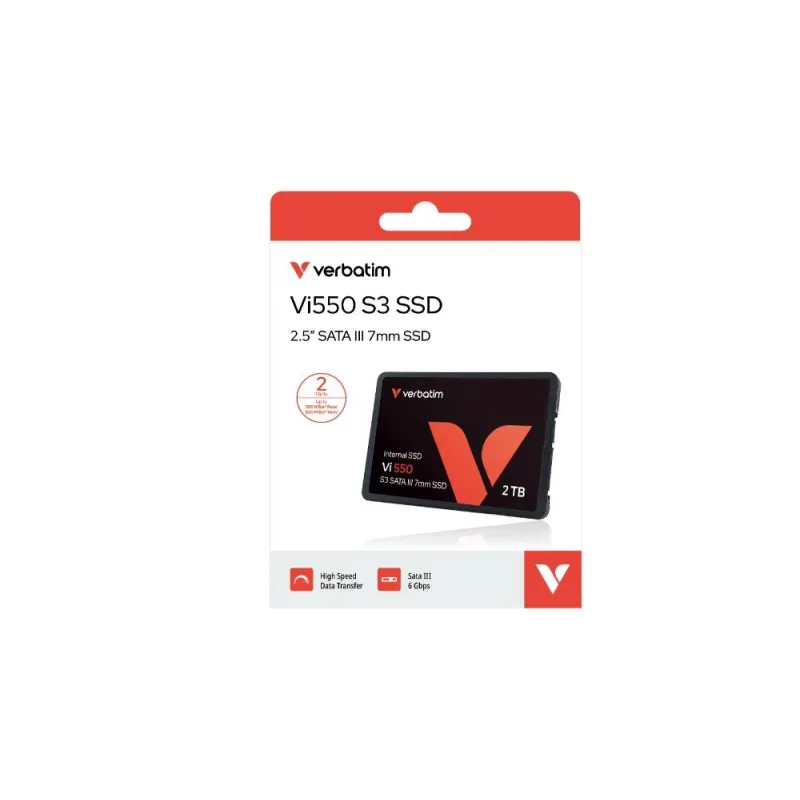 VERBATIM SSD Vi550 S3 2TB SATA III, 2.5” W 550/ R 500 MB/ s 49354