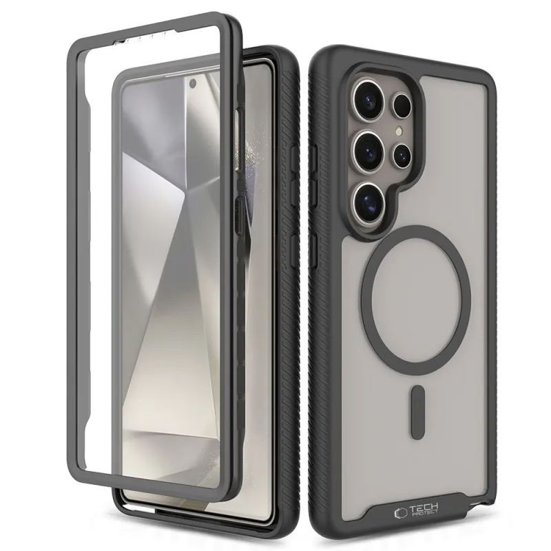 Puzdro Tech-Protect Defense MagSafe pre Samsung Galaxy S25 Ultra – čierne