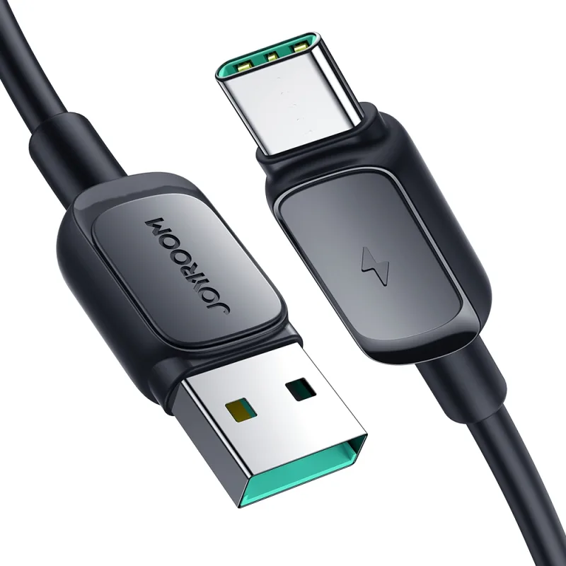 Joyroom Multi-Color Series A14 Kábel USB-A / USB-C 3A 1,2 m – čierny