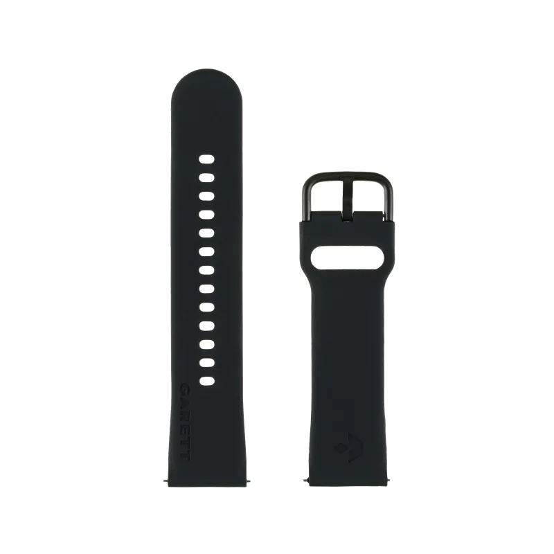 Garett univerzální řemínek 22 mm, černý STRAP_BLK_22MM