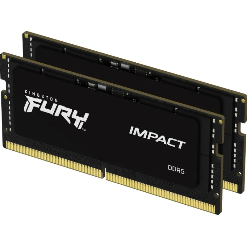 KINGSTON SODIMM DDR5 32GB (Kit of 2) 4800MT/ s CL38 FURY Impact…