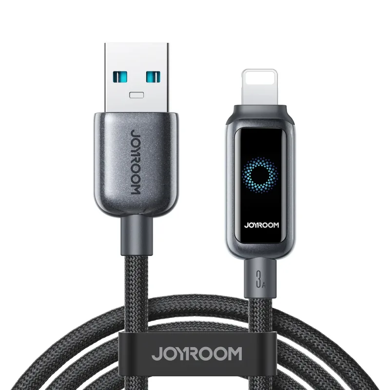 Joyroom S-A55 StarFlight 3A USB-A - Lightning kábel 1,2 m - čierny