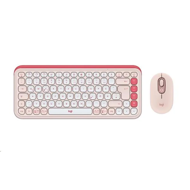 Logitech® POP ICON COMBO - ROSE - US INT"L - INTNL-973 920-013142