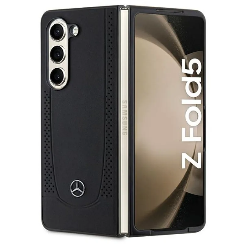 Kožené puzdro Mercedes Urban pre Samsung Galaxy Z Fold 5 - čierne
