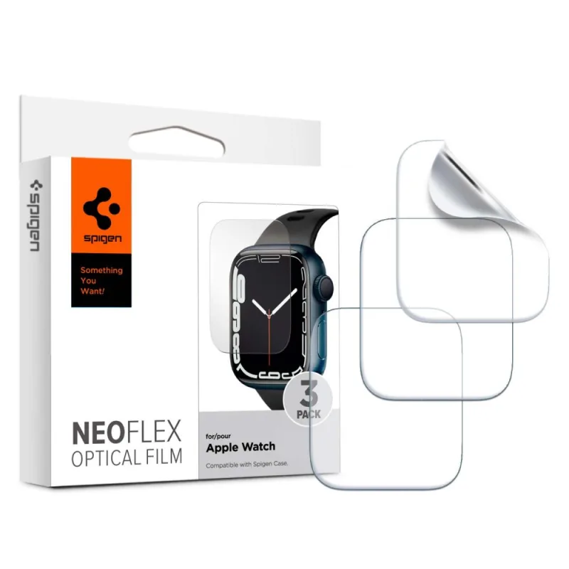 Ochranná fólia Spigen Neo Flex pre Apple Watch 4/5/6/7/8/SE (40/41mm) - 3 ks.