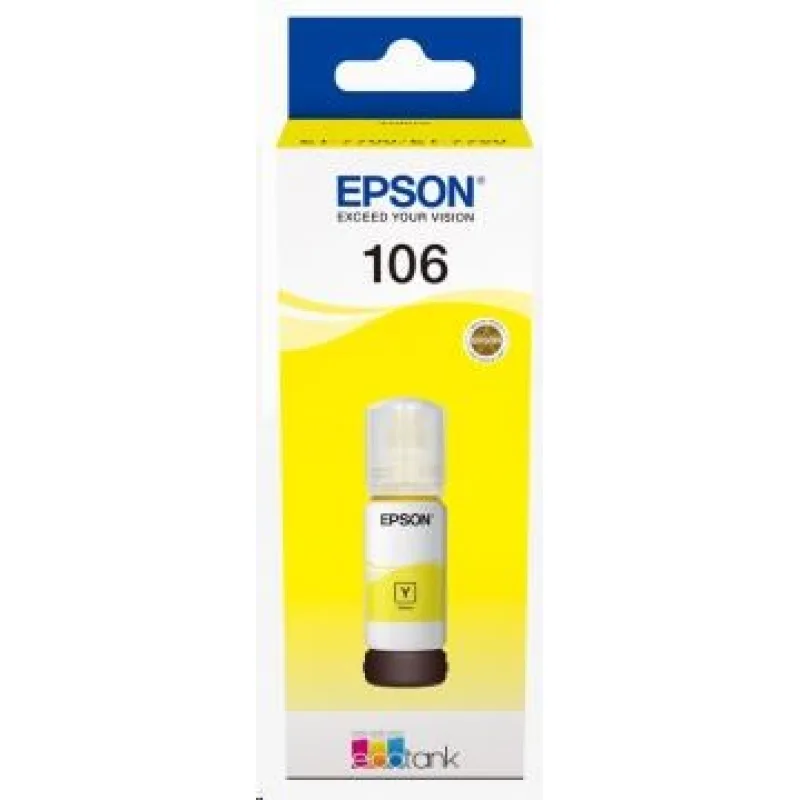 Atramentová lišta EPSON 106 EcoTank Yellow C13T00R440