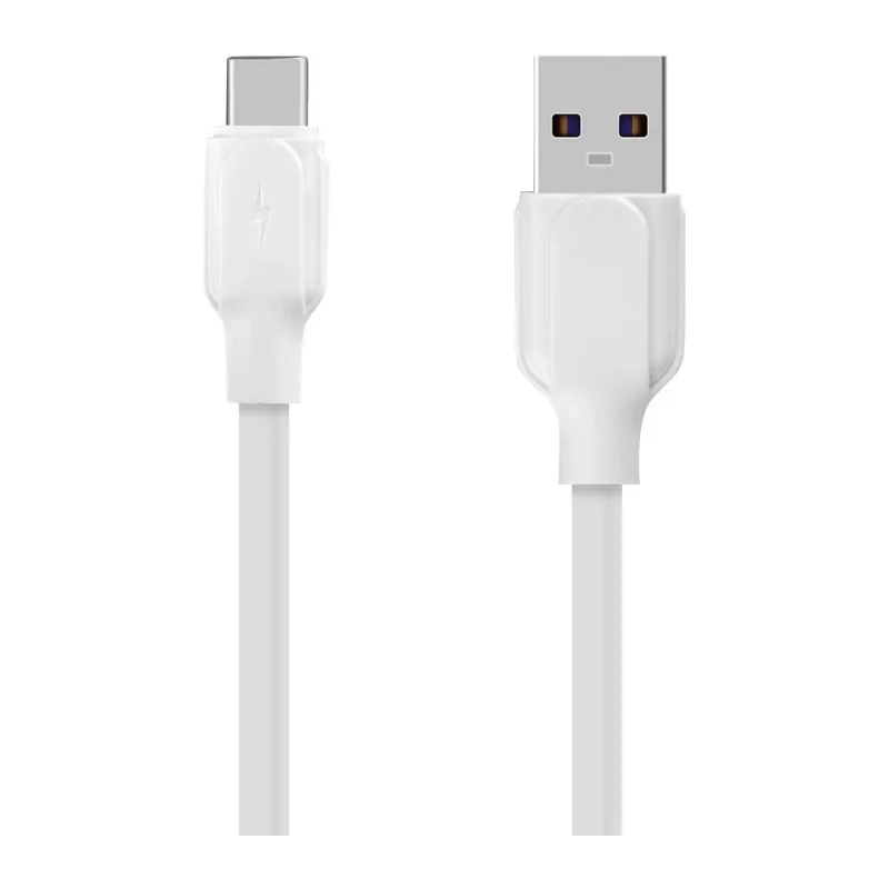 OBAL:ME Simple USB-A/ USB-C Kábel 1m White 8596311223617