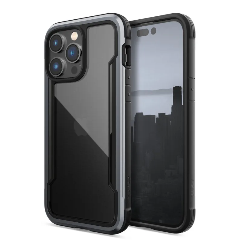 Pancierový kryt Raptic X-Doria Shield Case na iPhone 14 Pro Max čierny