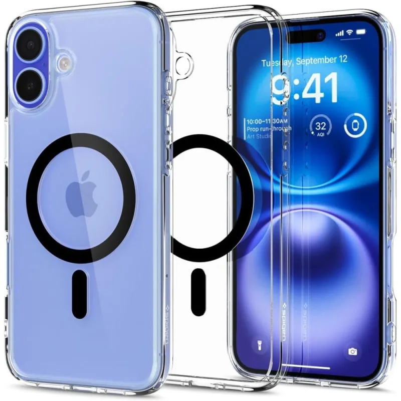 Spigen Ultra Hybrid MagSafe pre iPhone 16 – čierny