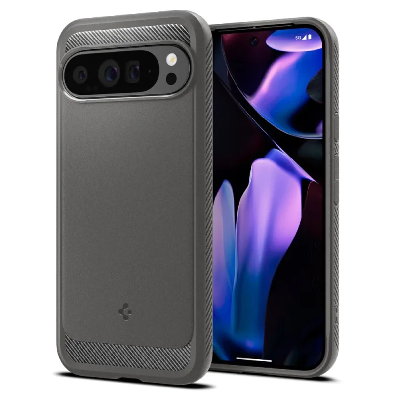 Puzdro Spigen Rugged Armor pre Google Pixel 9 Pro XL – šedé