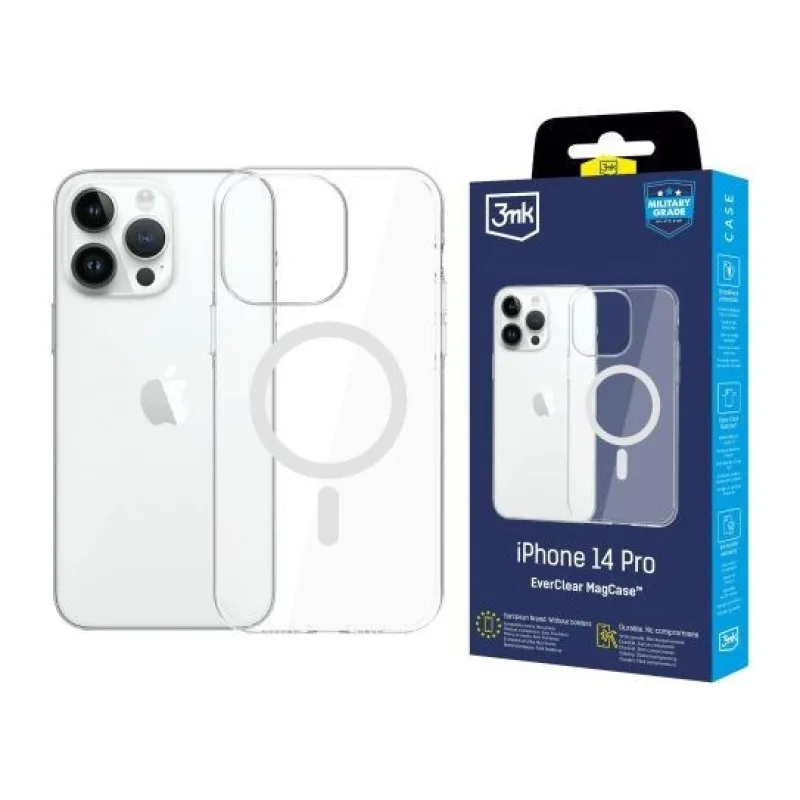 3mk ochranný kryt EverClear Magcase pro Apple iPhone 14 Pro 5903108657136