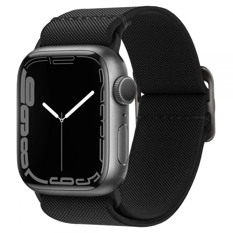 Remienok Spigen Fit Lite pre Apple Watch 4/5/6/7/8/9/SE/Ultra (42/44/45/49 mm) – čierny
