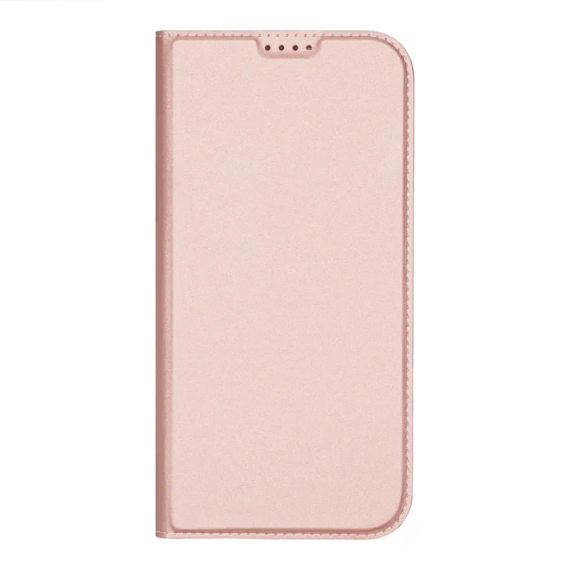Puzdro Dux Ducis Skin Pro iPhone 16 Pro Max s flipom a slotom na kartu – ružové