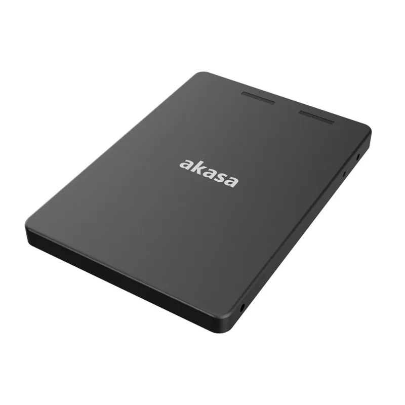 AKASA M.2 SATA SSD na 2.5" SATA kryt adaptéra AK-EN2SM2-BK