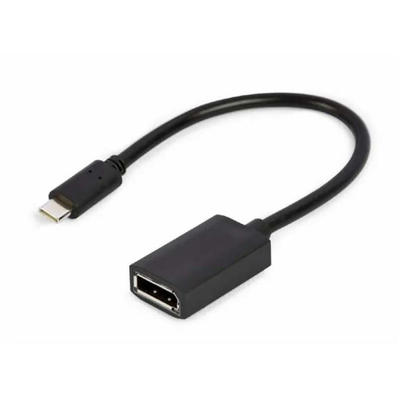 Gembird adaptér USB-C (M) na DisplayPort (F), 4K, 0.15m kábel, čierny…
