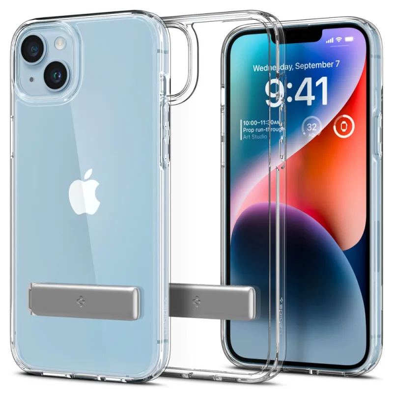 Puzdro Spigen Ultra Hybrid S pre iPhone 14 Plus – priehľadné