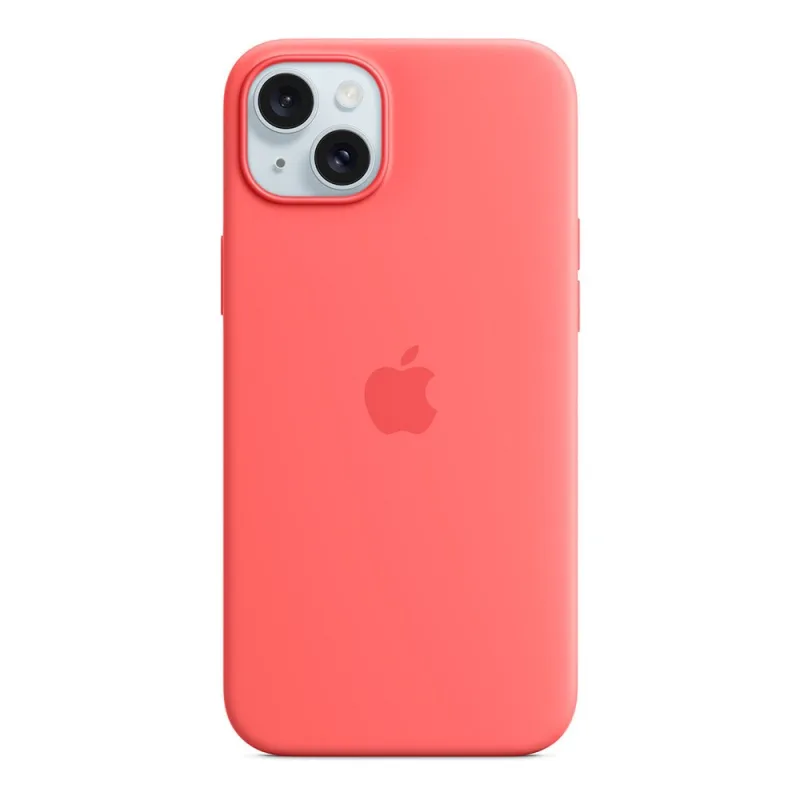 iPhone 15 Plus Silicone Case with MagSafe - Guava