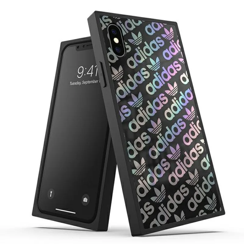 Puzdro Adidas OR Square pre iPhone X / Xs - čierne