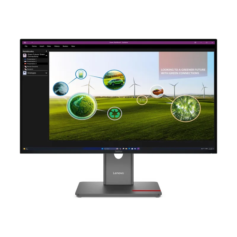 Lenovo ThinkVision P27Q-40 27"WQHD IPS 16:9 1500:1 350cd 4ms HDMI+DP+USB-A/B/C Pivot Black