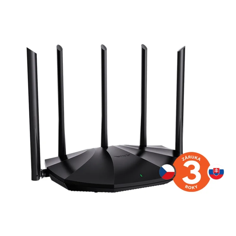 Tenda TX2 Pro AX1500 WiFi6 Router, 1x GWAN, 3x GLAN, IPv6, 5x 6dBi anténa…