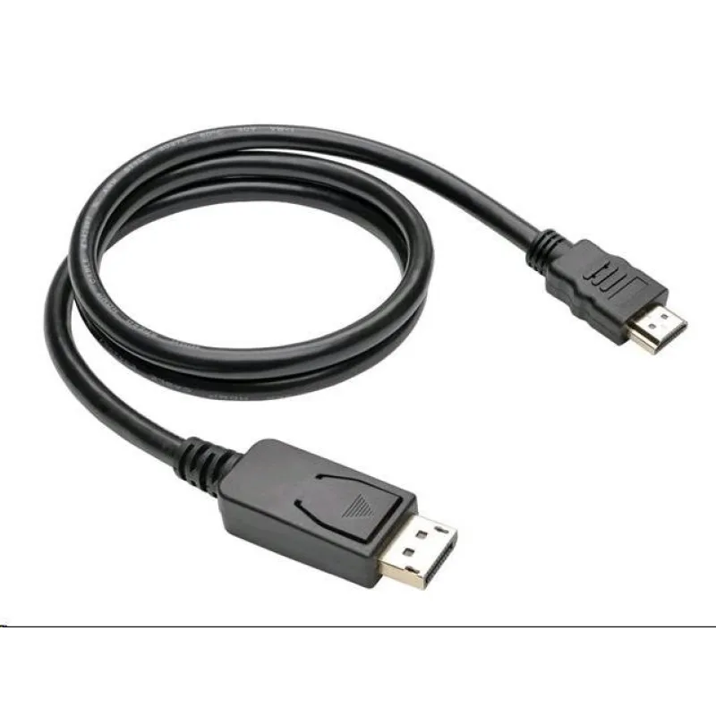 C-TECH DisplayPort/ HDMI kábel, 1 m, čierny CB-DP-HDMI-10
