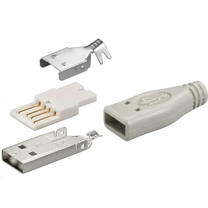 goobay Konektor USB typu A samec pájecí konektor (jen po 10ks) cusb01