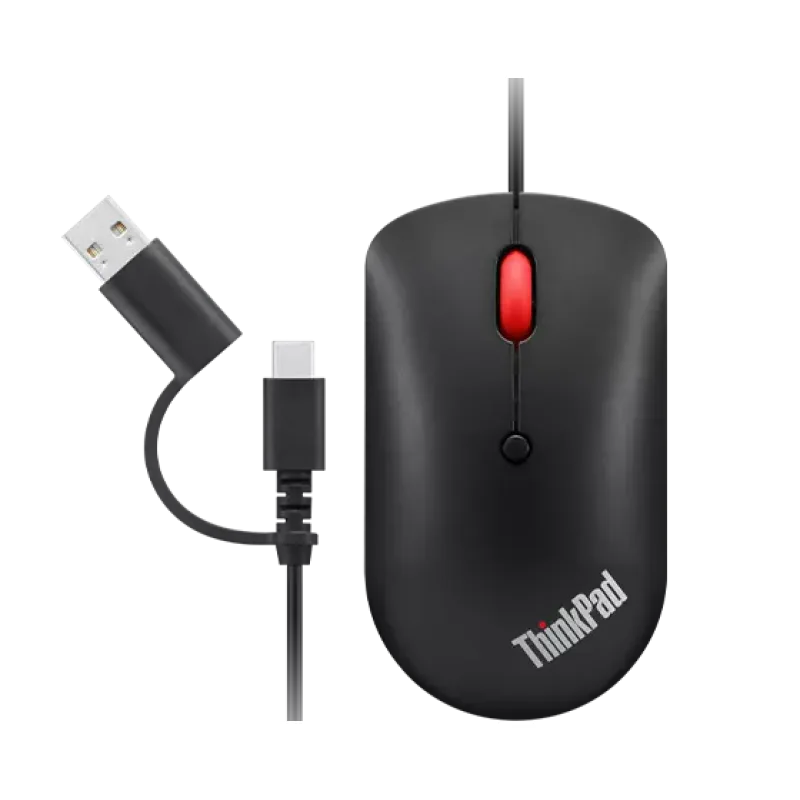Lenovo ThinkPad USB-C Wired Compact Mouse - mys 4Y51D20850