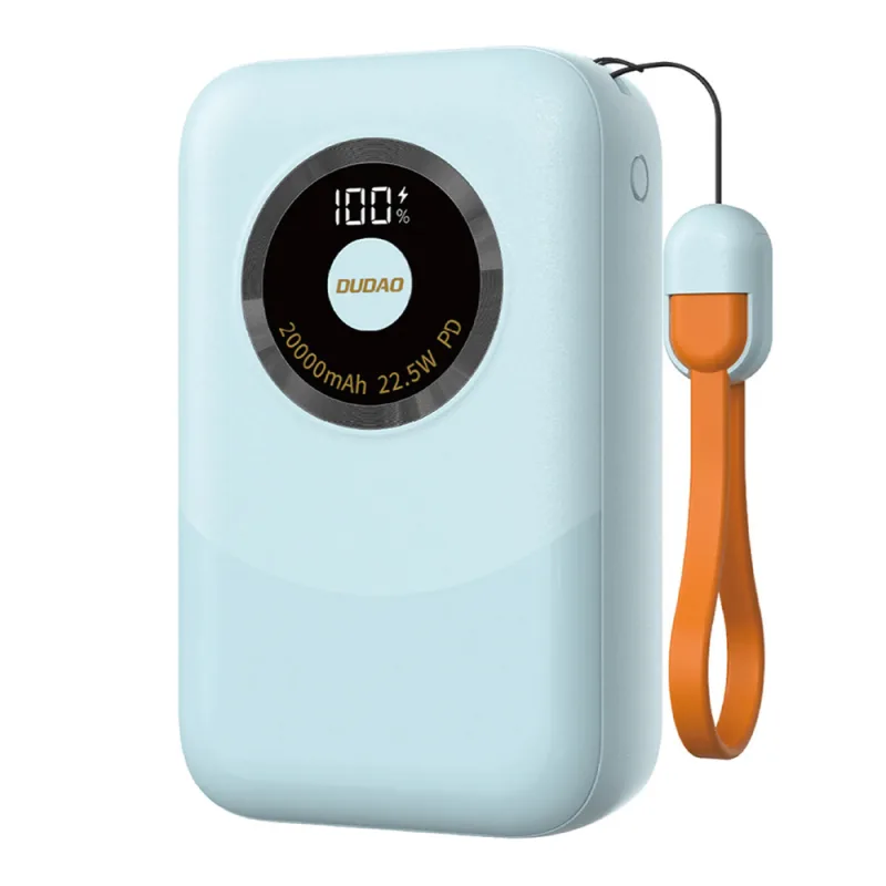Powerbanka Dudao K21 Mini 10000mAh 22,5W USB-A / USB-C - modrá