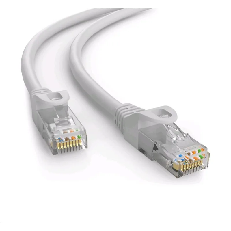 C-TECH kabel patchcord Cat6e, UTP, šedá, 25m CB-PP6-25