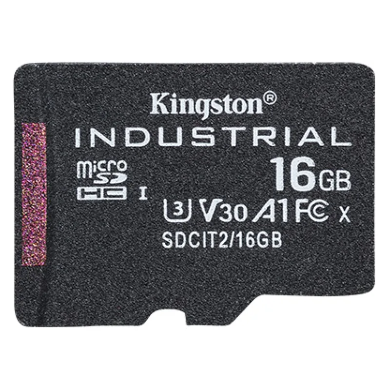 Kingston Industrial/ micro SDHC/ 16GB/ UHS-I U3 / Class 10 SDCIT2/16GBSP