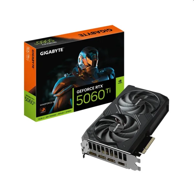 GIGABYTE GeForce RTX 5060 Ti WINDFORCE/ 8GB/ GDDR7 GV-N506TWF2-8GD