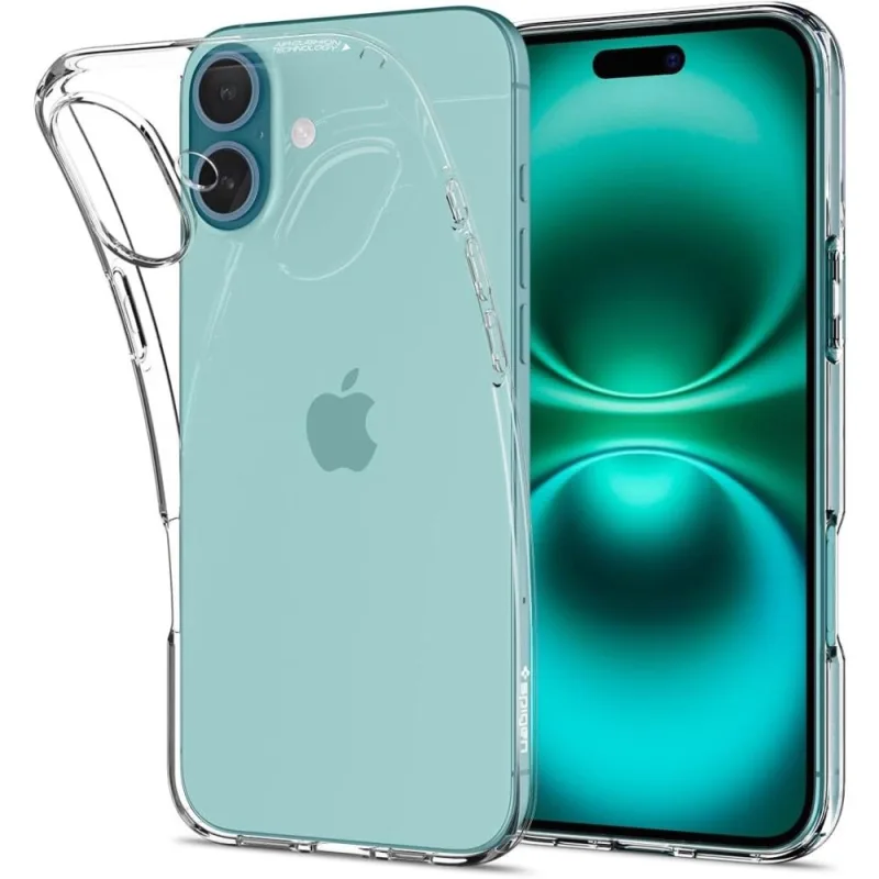 Puzdro Spigen Liquid Crystal iPhone 16 – priehľadné