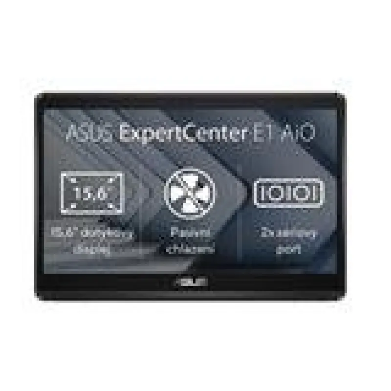 ASUS ExpertCenter E1 AiO E1600WKAT-MR4128M, N4500, 15.6˝ 1920/Touch, UMA,…