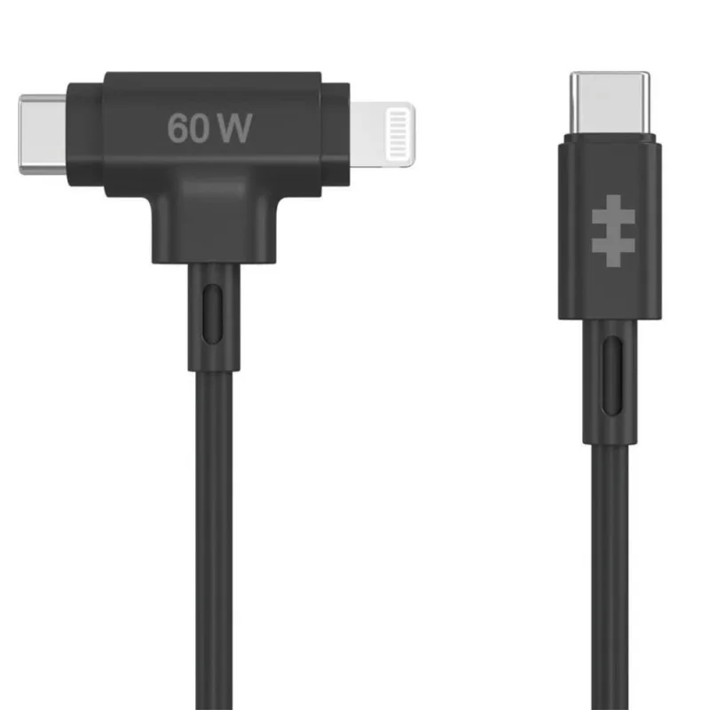 Hyper kábel HyperJuice USB-C/Lightning Hybrid Silicone Cable 1.5m - Black…