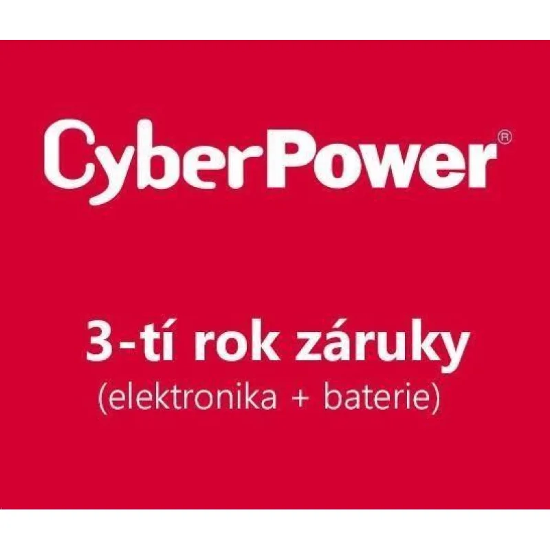 CyberPower 3. rok záruky pre BPSE240V75ART3UOA EXW3Y0130