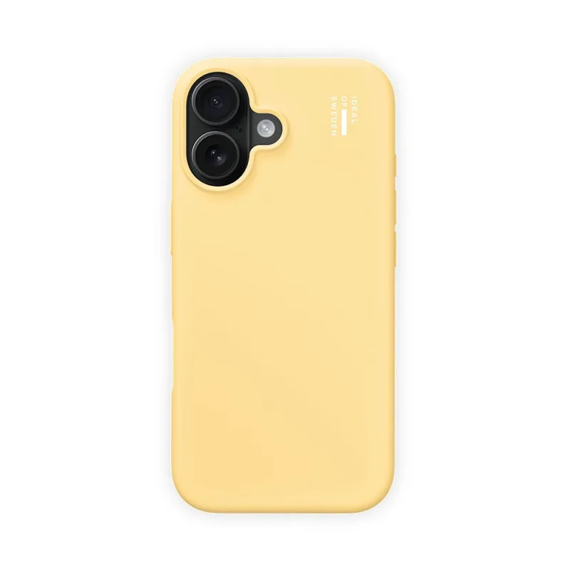 iDeal Silicone Case MagSafe iPhone 16 Soft Lemon IDSICMS-I2461-516