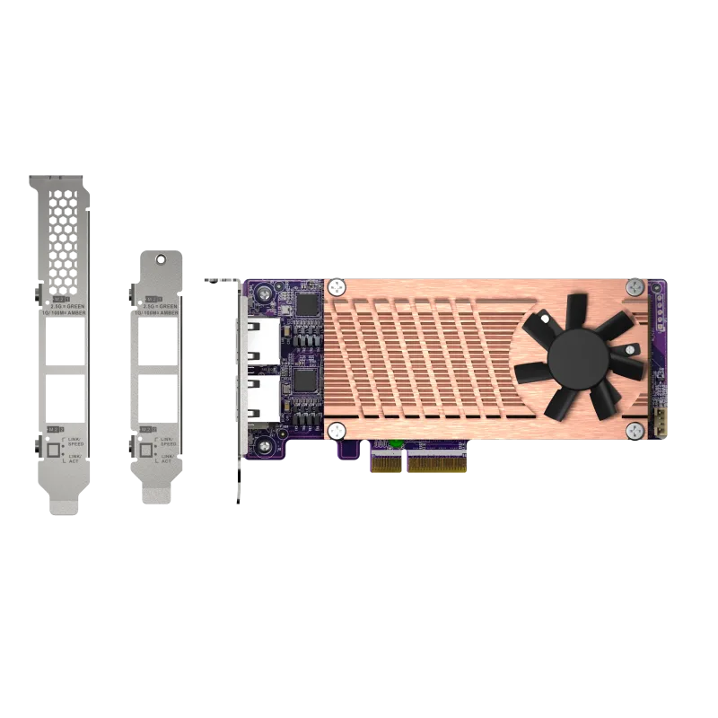 QNAP QM2 series, 2 x PCIe 2280 M.2 SSD slots, PCIe Gen3 x 4, 2 x Intel…