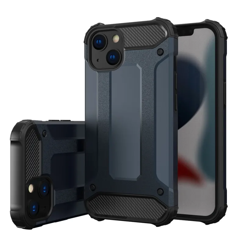 Kryt Hybrid Armor pre iPhone 14 pancierovaný hybridný kryt modrý