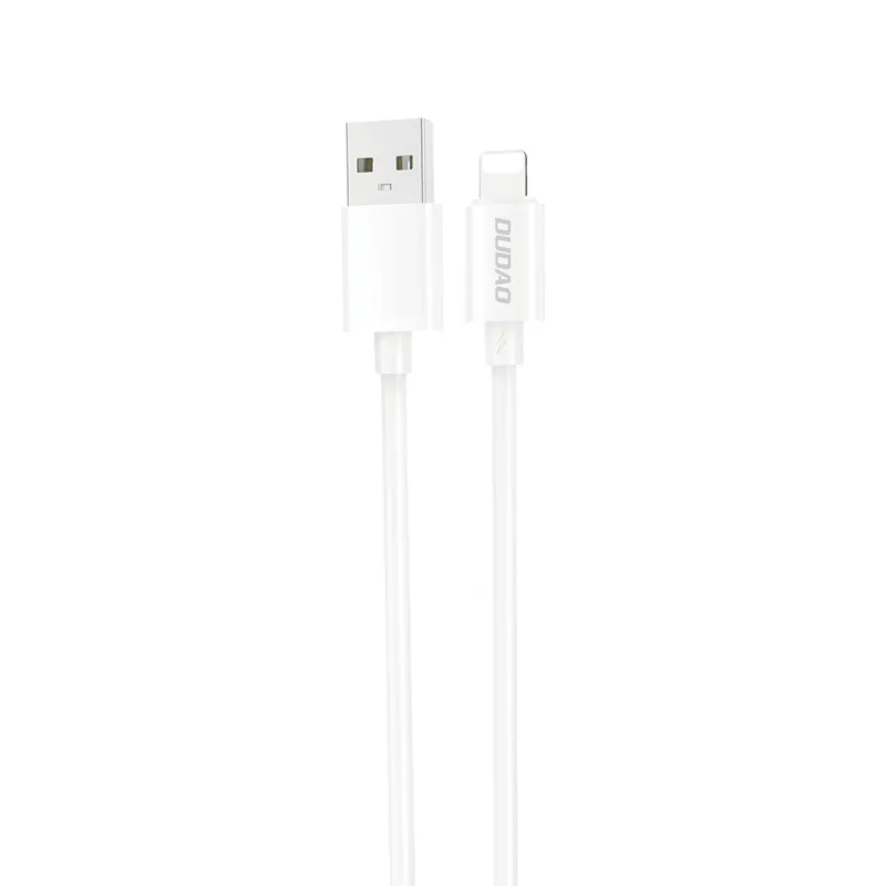 Dudao L4SL USB-A / Lightning 2A kábel 1m - biely
