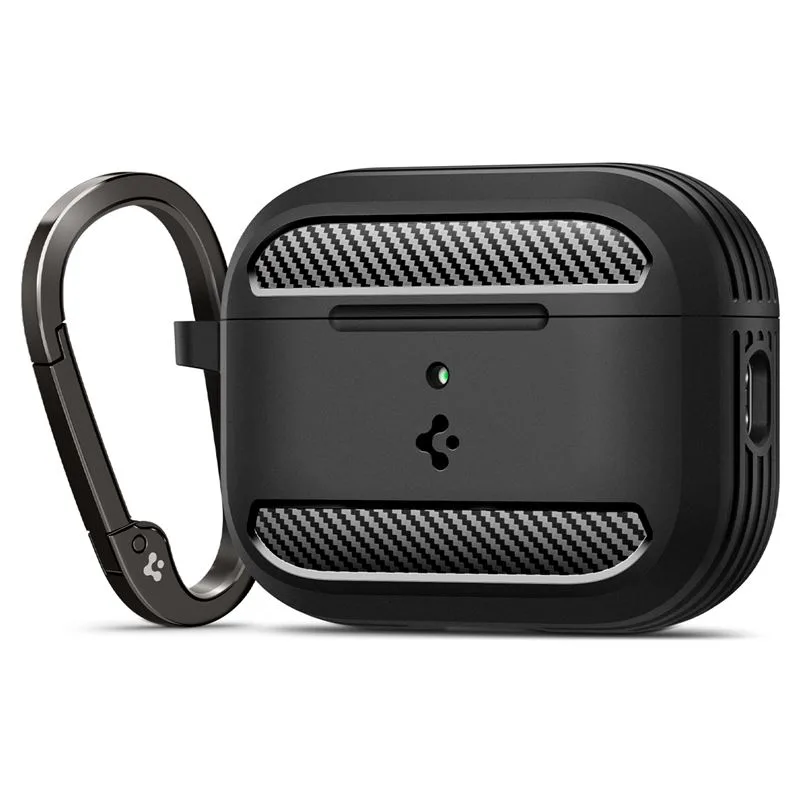 Spigen puzdro Rugged Armor pre Apple Airpods Pro 3 - Black ACS09822